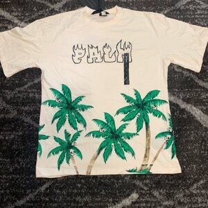 Palm Angels Fire Skull Palm Tree T-Shirt Men’s Large, Medium, Small